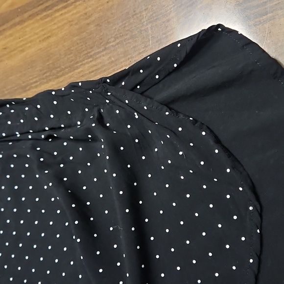 Black Polka Dot Sleeveless Top - Picture 8 of 8